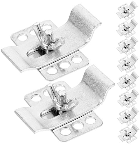 SKISUNO 10 Juegos De Abrazaderas Para Fregadero De Montaje Inferior Clips Para Fregadero Kit De Instalación Y Reparación De Tocador Kit De Reparación De Fregadero Accesorios Para