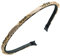 scicent Stirnband Dünne Rutschfeste Haarband Damen für Gesicht Waschen Strass Haarschmuck Hochzeit für Frauen Mädchen Elegant Kette Haarreifen Vintage Kristall Haarreif Dirndl 27719