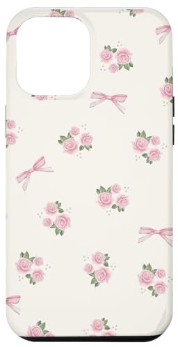 Coquette Pink Floral Bows Aesthetic Case for iPhone 12 Pro Max