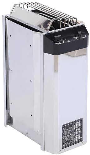 Leapiture 3KW Calentador de sauna Estufa de calefacción de sauna Tipo de control interno Calentador de sauna Estufa de sauna de acero inoxidable Equipo de calefacción de sauna