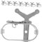 DIKACA 8St Drahtspanner Seilspanner Kabelspanner Seilzugspanner Schraubspanner Schwerer Spanner Drahtseilspannung Werkzeug kleine Winde Poolabdeckungskabel, Ratschenwinde a3 Stahl Silver