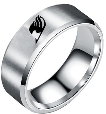 kakazoomm eu FAIRY TAIL Cartoon Anime Ring Unisex Ring Anime Personalisierter Ring Couple Lovers Ring Mode Cosplay Schmuck Anime Fan Game Fan Special Ring