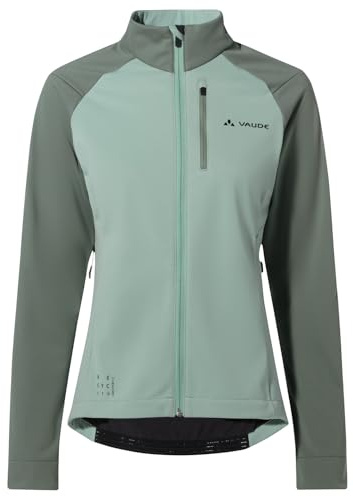 VAUDE Posta Softshell Jacket II für Damen – Winddichte Softshelljacke mit Fleece-Innenseite, atmungsaktive & wasserabweisende Sportjacke für Damen – Ideal für Rennrad & MTB