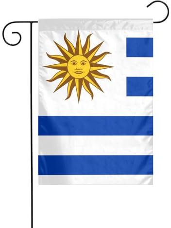 WZYWHJ Bandera de Uruguay para decoración de jardín, 30,5 x 45,7 cm, para un ambiente moderno al aire libre