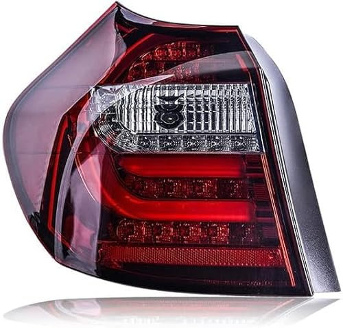 TIUEO Auto Rückleuchte für BMW series1 E87 E81 116i 118i 120i 130i 2004-2011 Rückleuchten Bremslicht Heckleuchte Hintere Bremsleuchte Äußeres Rücklicht Schlussleuchte Montage Auto Zubehör,Left