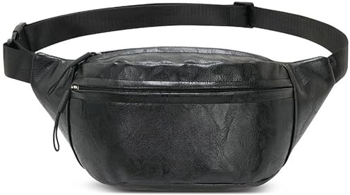 Leichte Gürteltasche aus PU-Leder, trendig, vielseitige Umhängetasche für Damen, mit Münzfach mit Reißverschluss, für Party, Festival, Outdoor, Reisen, Strand