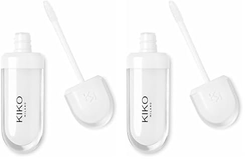 KIKO Milano Lip Volume Transparent | Perfektionierende Lippencreme Mit Volumeneffekt (Packung mit 2)