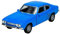 Welly Modell Auto Kompatibel mit Ford Capri I Coupe Blau 1. Generation 1968-1973 1/34-1/39 Die Cast Metall Modell Auto Neu im Kasten