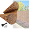Rouleau de clôture en bambou naturel, 3 x 4 m, panneau de clôture de jardin pour extérieur, terrasse et balcon, brise-vue décoratif, protection contre le vent et le soleil, matériau respectueux de