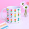 Transparent Gift Taza Personalizada Flores para Profesores. Regalos Originales para Profe Fin de Curso. Taza para Café o Desayuno. Regalos para Mujer y Hombre. Taza Decorativa con Nombres.