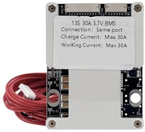 13S BMS LiFePO4-Akku, 30/50A 80A LiPo-Lithium-/LiFePO4-Akku-BMS-Batterieschutzplatine(13S 50A 3.2V)