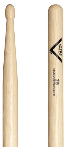 Vater Drumsticks VH2BW - 2B American Hickory Series - Oval Wood Tip