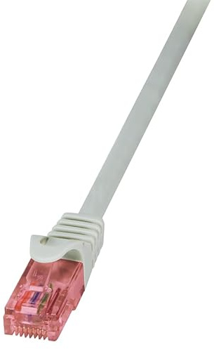 LogiLink CQ2072U Cat.6 U/UTP Prime Line Patch Cable, 5 Meter Length, Grey, Grey, 5 Meter Length