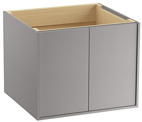 Kohler K-99539-1WT Jute Vanity with 2 Doors, Mohair Grey, 24