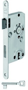Buntbart Einsteckschloss Edelstahl Stulp 24 mm DIN Links