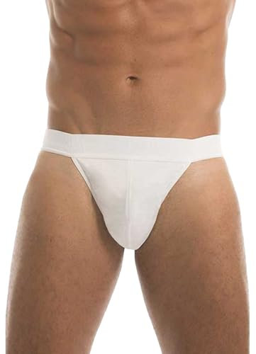 GARDA - 6 Slip Tanga Uomo 100% Filo di Scozia Art.0950 (Bianco, 6/XL)