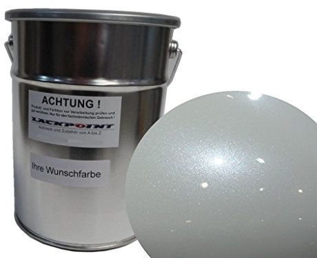 Lackpoint 0,5 Liter Spritzfertigen Basislack Perl Weiß Metallic Autolack Trend