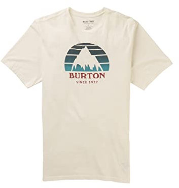 Burton Underhill Herren Kurzärmlig, Stout White, Größe XS (US)