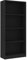 vidaXL Bücherregal 4 Fächer Standregal Aktenregal Wandregal Raumteiler Regal Raumtrenner Büroregal Mehrzweckregal Schwarz 60x24x142cm Holzwerkstoff