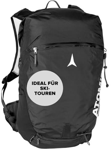 ATOMIC Backland 22+ - leichter Skitouren-Rucksack mit Rolltop-Verschluss - alpiner Wanderrucksack mit mehr als 22L Stauraum - robuster & vielseitiger Ski-Rucksack mit Hüftgurt