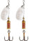 2 cucchiai Aglia in argento, misura n. 3/6,5 g, fabbricazione francese.