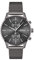 BOSS Chronograph Quarz Uhr für Herren mit Graues Edelstahl-Mesh-Gliederarmband - 1513870