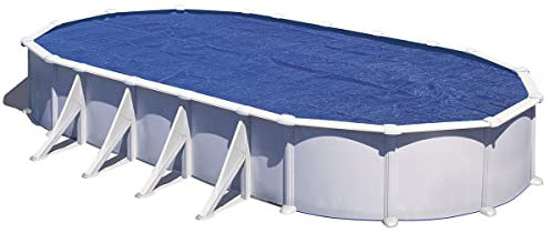 Gre CVP1000 - Cobertor de Verano para Piscina Ovalada de 1000x550 cms, Color Azul