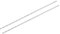 sourcing map 2 Stk HSS Spiralbohrer (Hochgeschwindigkeitsstahl) Extra lange Twist Bohrer 3mm Bohrdurchmesser 300mm Länge