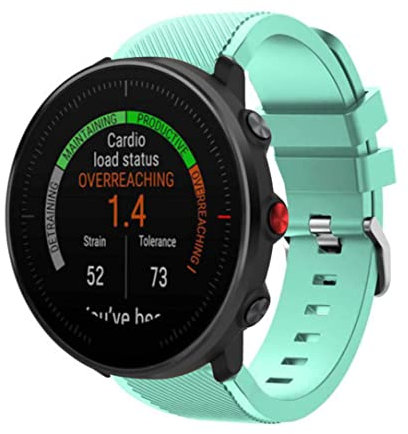 Strap-it Silikonarmband - kompatibel mit - Polar Vantage M - Armband - aqua - fur Grit X - Grit X Pro - Vantage V3 - Vantage M2