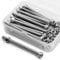 M5*60mm 25 Stück 304 Edelstahl Sechskantschrauben Bolzen und Muttern set, Maschinenschrauben schrauben