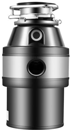 TaNeHaKi Triturador de Residuos de Cocina Fregadero 1.4L Triturador de Residuos de Cocina Eléctrico Triturador de Residuos de Comida Triturador de Residuos de Comida Eléctrico 560W