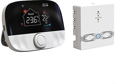 SPORTARC Smart Thermostat WiFi für Tuya Smart Thermostat Kessel WLAN Heizung Thermostat WiFi Heizkörper Mit Empfänger APP Steuerung Für Smart Life