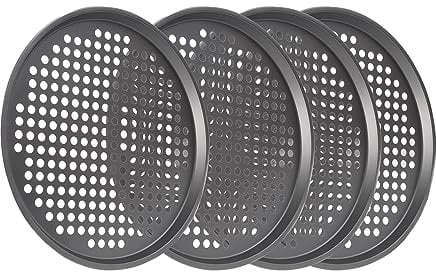 Swiftaza Pizza Tray for Oven, Non Stick (Set of 4)