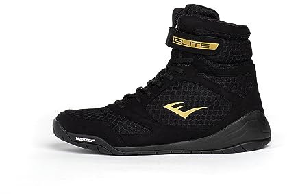Everlast Chaussures de boxe Elite V2 : votre compagnon d'entraînement ultime pour l'excellence et la durabilité des chaussures de boxe, chaussures Elite 2, chaussures d'entraînement, noir, 43 EU