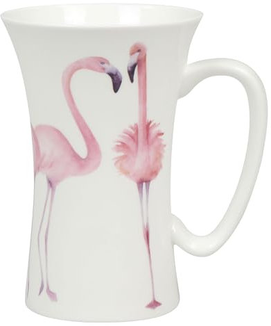 Könitz Becher Mega Mug Flamingo - 630 ml Bone China Porzellan