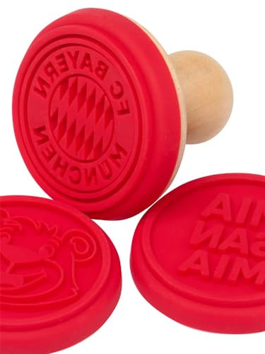 FC Bayern München Keksstempel I Plätzchenstempel I 3er Set I Rot