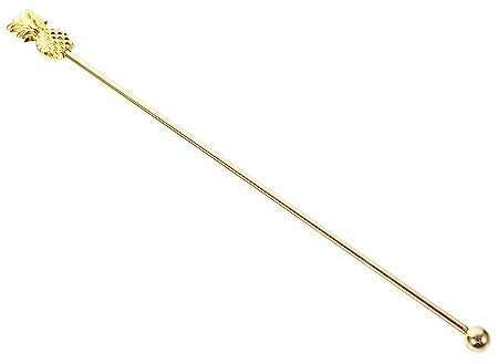OUNONA Stainless Steel Cocktail Drink Stirrer Model Paint Bottle Stirrer tropical Party Accessory