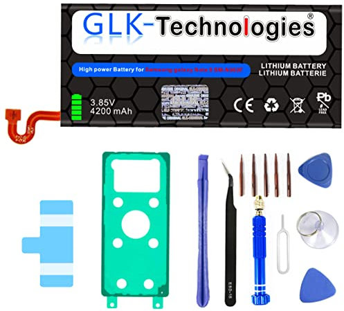 High-Capacity Ersatz Akku kompatibel mit Samsung Galaxy Note 9 (N960F) EB-BN965ABU | Original GLK-Technologies Battery | accu | 4200 mAh Akku | inkl. Profi Werkzeug Set Kit NUE (Note 9 mit Werkzeug)