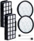 2 Fltri Compatibili con Rowenta Silence Force Cyclonic 4AAAA RO7634EA RO7647EA RO7663EA RO7676EA RO7681EA (RO76XX Model) Aspirapolvere Filtro HEPA di Ricambio con Filtro Spugna di Accessori ZR903701