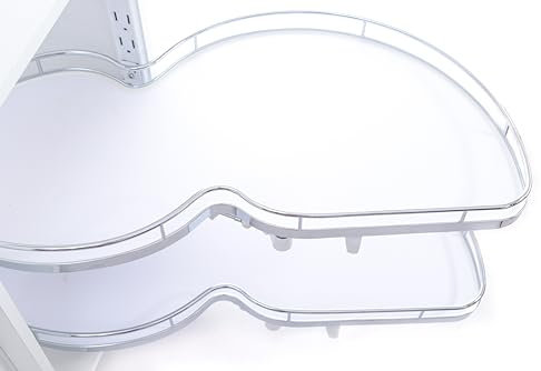 TMY Schrank Küchen Organizer Ausziehbare Schublade Küche in Eckschrank | Teleskopschublade in Küchenschränke 90 x 62 x 54 cm | Küchenorganizer für Küchenmöbel max. 40 kg | Rechts Offen