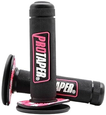 Motorrad Griffe Lenkergriff Gel-Bremsgriff Gummi for 7/8 Motorrad for CRF EXC YZF Pro Taper Motocross Dirt Pit Bike Lenkergriffe Motorrad(PRO-BK-PINK)