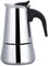 Hominas Caffettiera 6 Tazze, Caffettiera Induzione Macchina per Caffè Espresso Moka Argento con Manico Sagomato per Fornelli e Induzione, 300 Ml