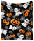 Halloween Kürbis Kuscheldecke 150x200 - Flauschige Blanket, Herbst Aesthetic Orange Pink, Pumpkin Geist Boo für Bett Sofa Büro