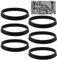 SMCEHEYA 6 PCS Rubber Washers 40MM Cone Sink Plug Rubber Seal Spacer for Plumbing 1 1/2 Inch Drain Pipe Sink Odour Trap Siphon Plumbing Fittings for 40MM Waste Pipe