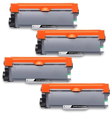 MEGOFFICE TN2320 Tonerkartusche Kompatibel für Brother TN 2320 Toner für MFC-L2700DW MFC-L2700DN HL-L2340DW DCP-L2520DW MFC-L2720DW MFC-L2740DW HL-L2300D HL-L2360DN DCP-L2540DN (4 Schwarz)