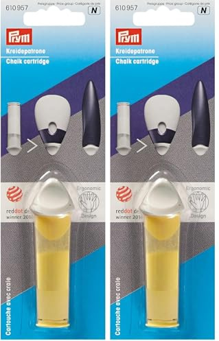 Prym Chalk Cartridge Ergonomic, Yellow (Pack of 2)