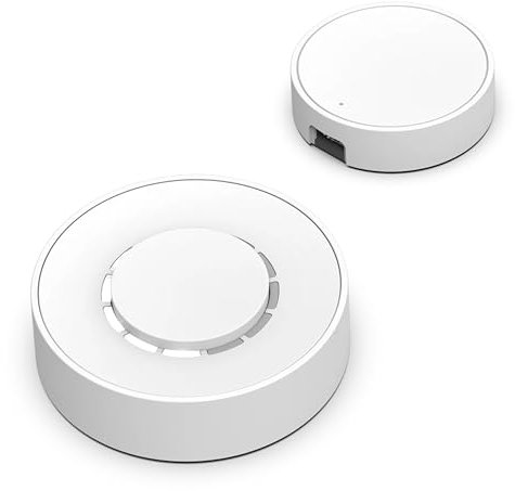 Flic Twist Starter-Pack: Kabelloser Smart Home-Controller – Steuern Sie Licht, Musik, Jalousien & Routinen mit Drücken, Drehen, Doppeldrücken, voll konfigurierbar, inkl. Flic Twist & Hub Mini.