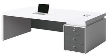 Home-Office-Schreibtisch Büro-Schreibtisch, Chef-Schreibtisch, leichter Luxus, Senioren-Sinn, Kombination aus Tisch und Stuhl, einfacher und moderner großer Schreibtisch, Büro-Einzel-PC-Tisch Studienl