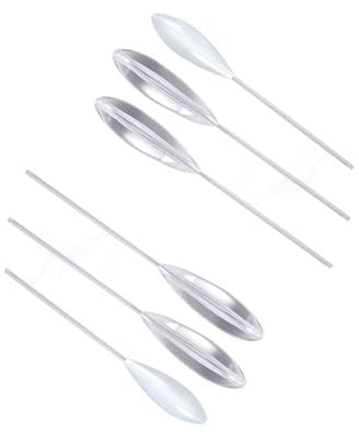 Fokroin 6 Stücke Sbirolino Schwimmend, Fishing Sbirolino Set, Angelzubehör Spirolino Forelle, Spirolino Sinkend, Spirolino 8g、10g、12g、15g、20g、25g, für Forellenteig und Spoons Forelle (Transparent)