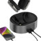 ROUNKIN Headphone Charging Stand for AirPods Max,Support Sleep Mode,Magnetic Stand,Protable Desktop Headset Holder,Headset Stand, Charging Base for Headphones,Designed for AirPods Max 2/1(Black)